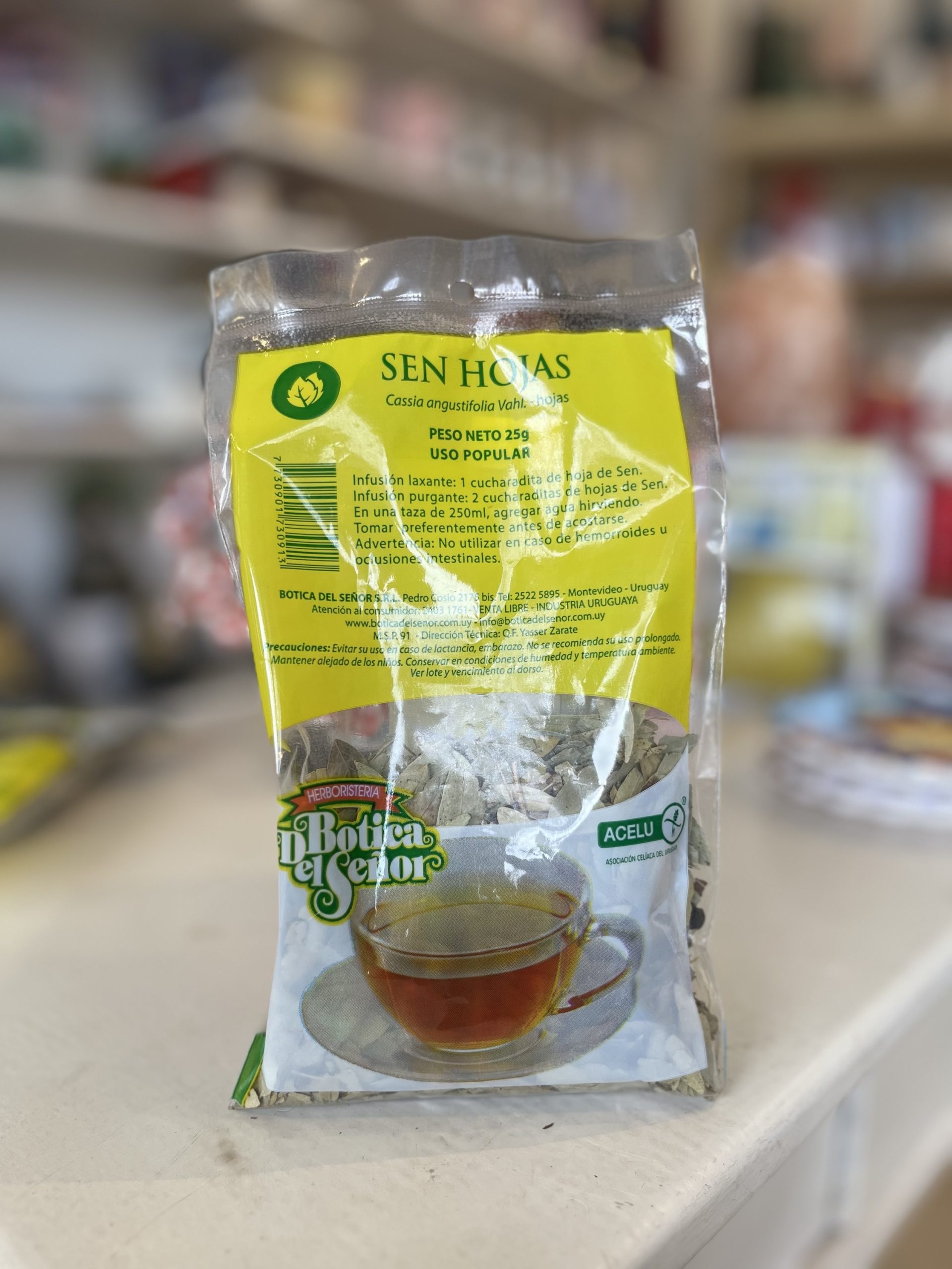 SEN HOJAS hierba laxante